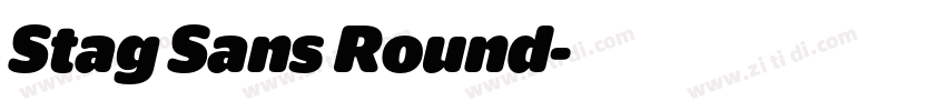 Stag Sans Round字体转换 Stag Sans Round字体转换